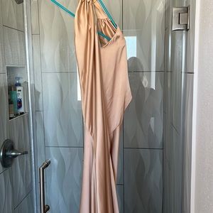 Show me your mumu XL champagne bridesmaid dress